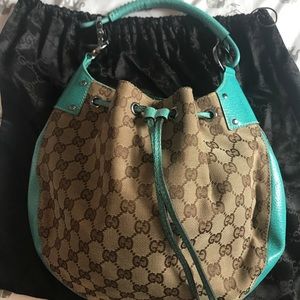 AUTHENTIC GUCCI Handbag Turquoise